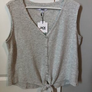 BB Dakota Knot Top Tie Front